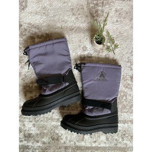 Kamik Adult Snow Winter Boots Sz 7 Women’s Purple & Black Insulated Waterproof